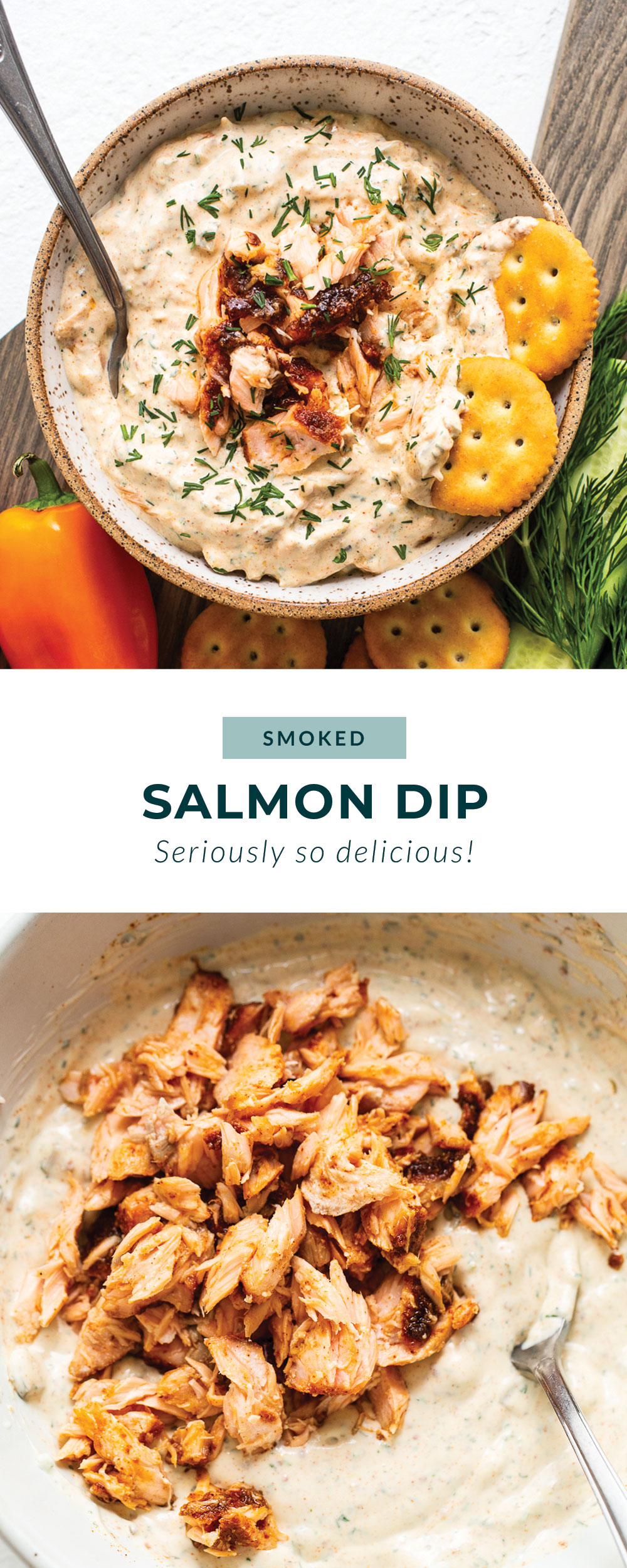 Smoked Salmon Dip - Fit Foodie Finds
