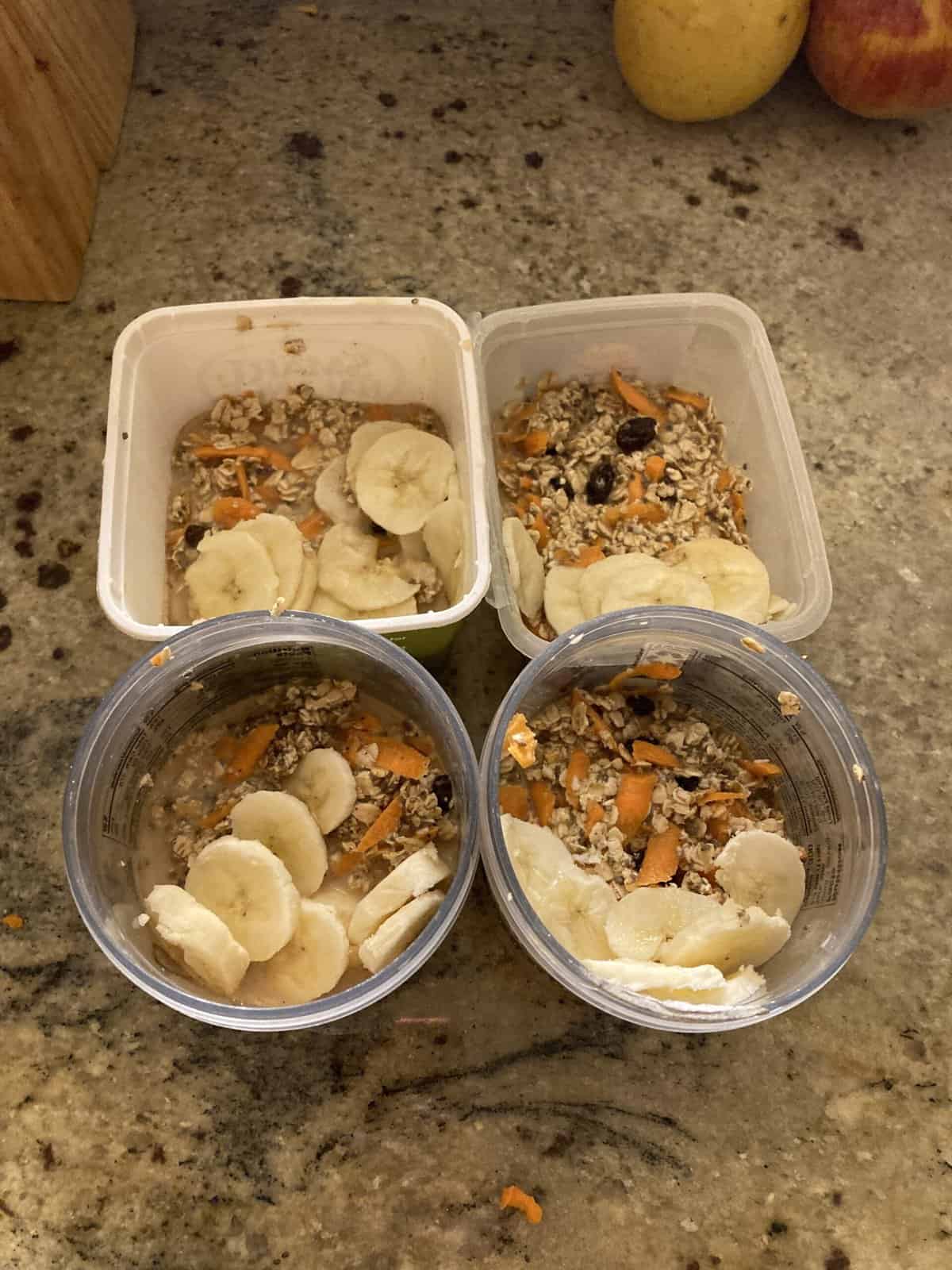 Carrot Cake Overnight Oats - Fit Foodie Finds