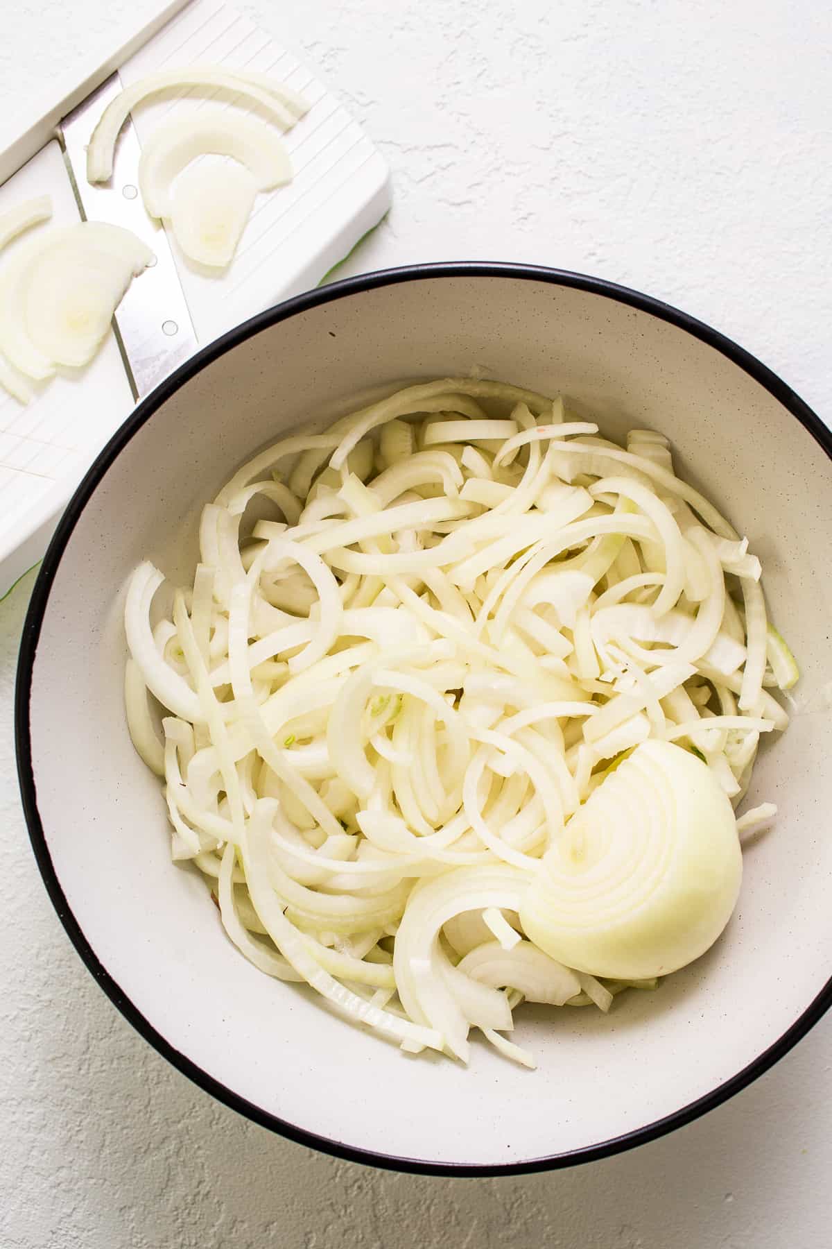 White onions in a bowl.
