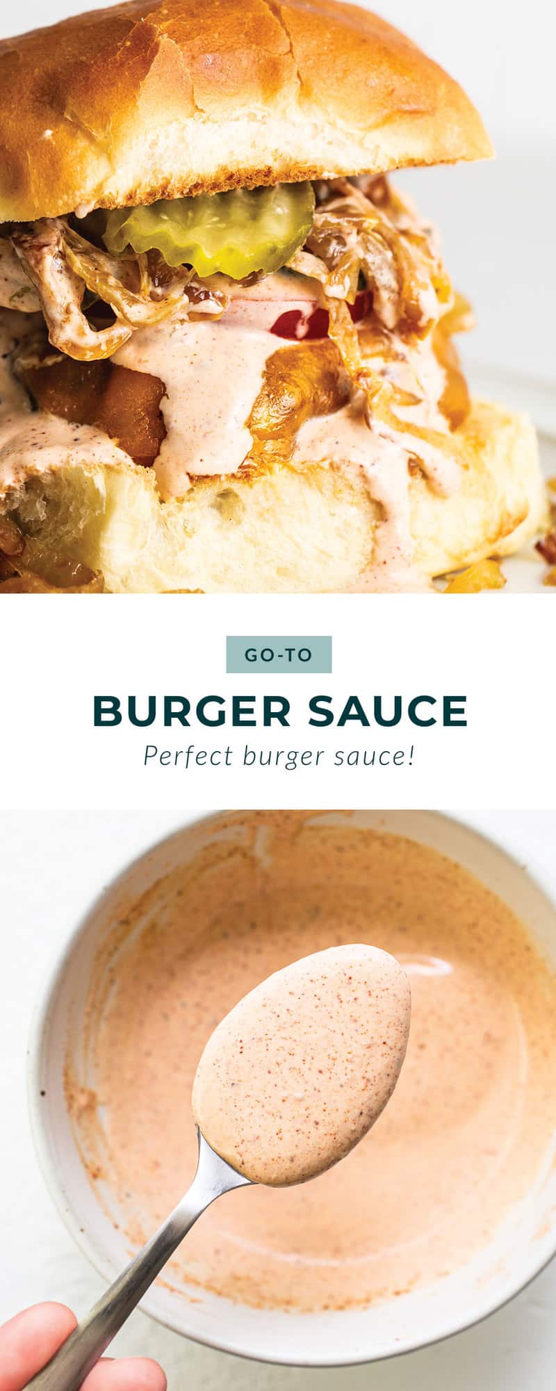 Easy Burger Sauce - Fit Foodie Finds