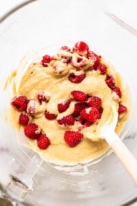 muffin batter.
