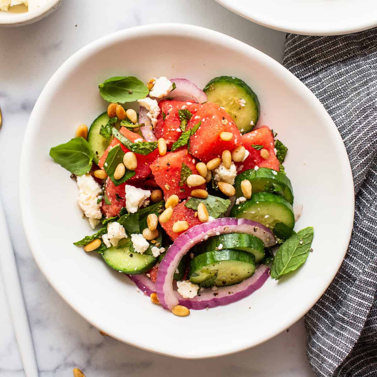 Watermelon Salad Recipe - Fit Foodie Finds