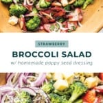Strawberry broccoli salad.