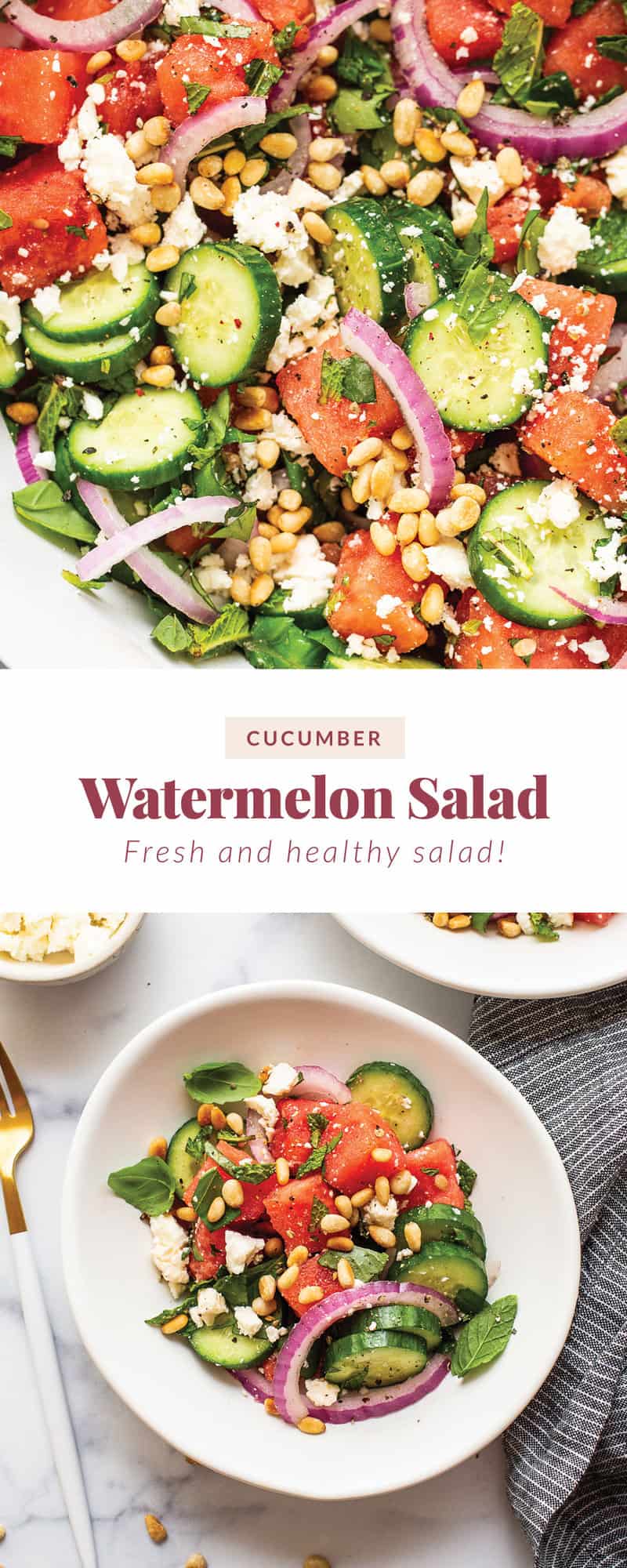 Watermelon Salad Recipe - Fit Foodie Finds