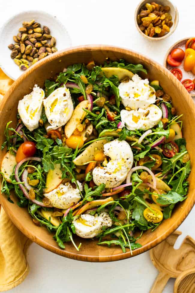 Apple Burrata Salad - Fit Foodie Find