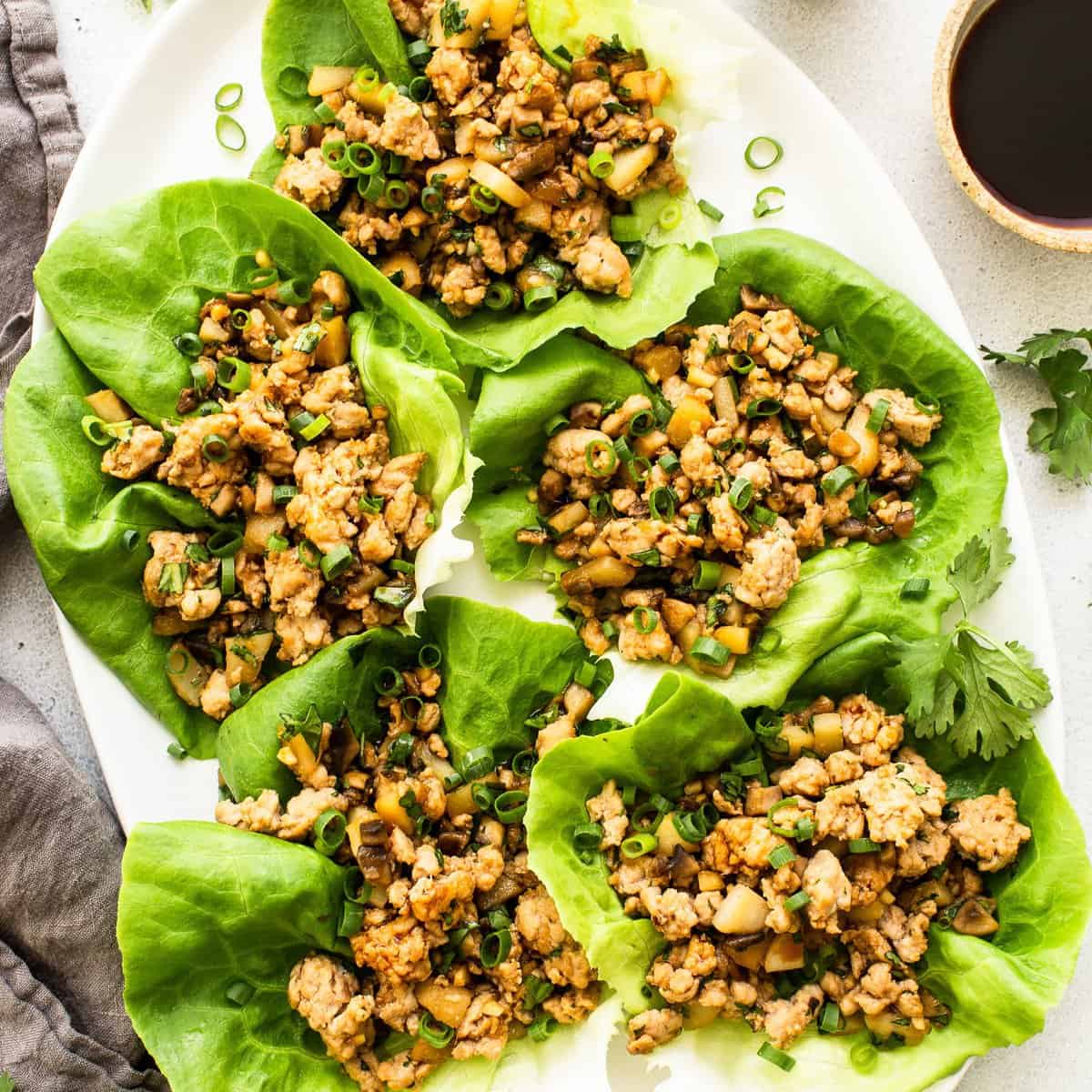 Minced Chicken with Lettuce Wrap  Chinese Style Minced Chicken Recipe 