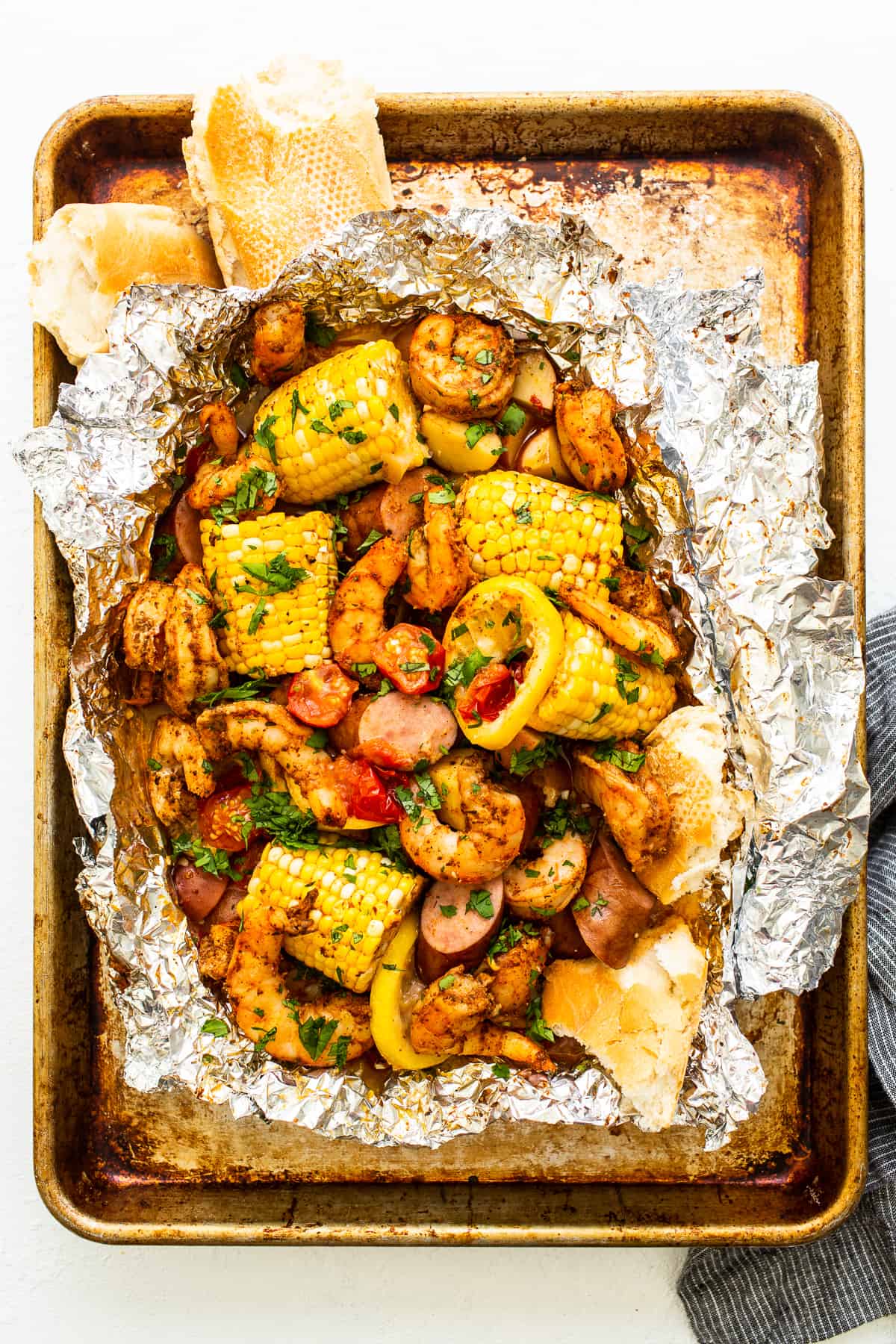 Grilled Shrimp Foil Packets Fit Foodie Finds