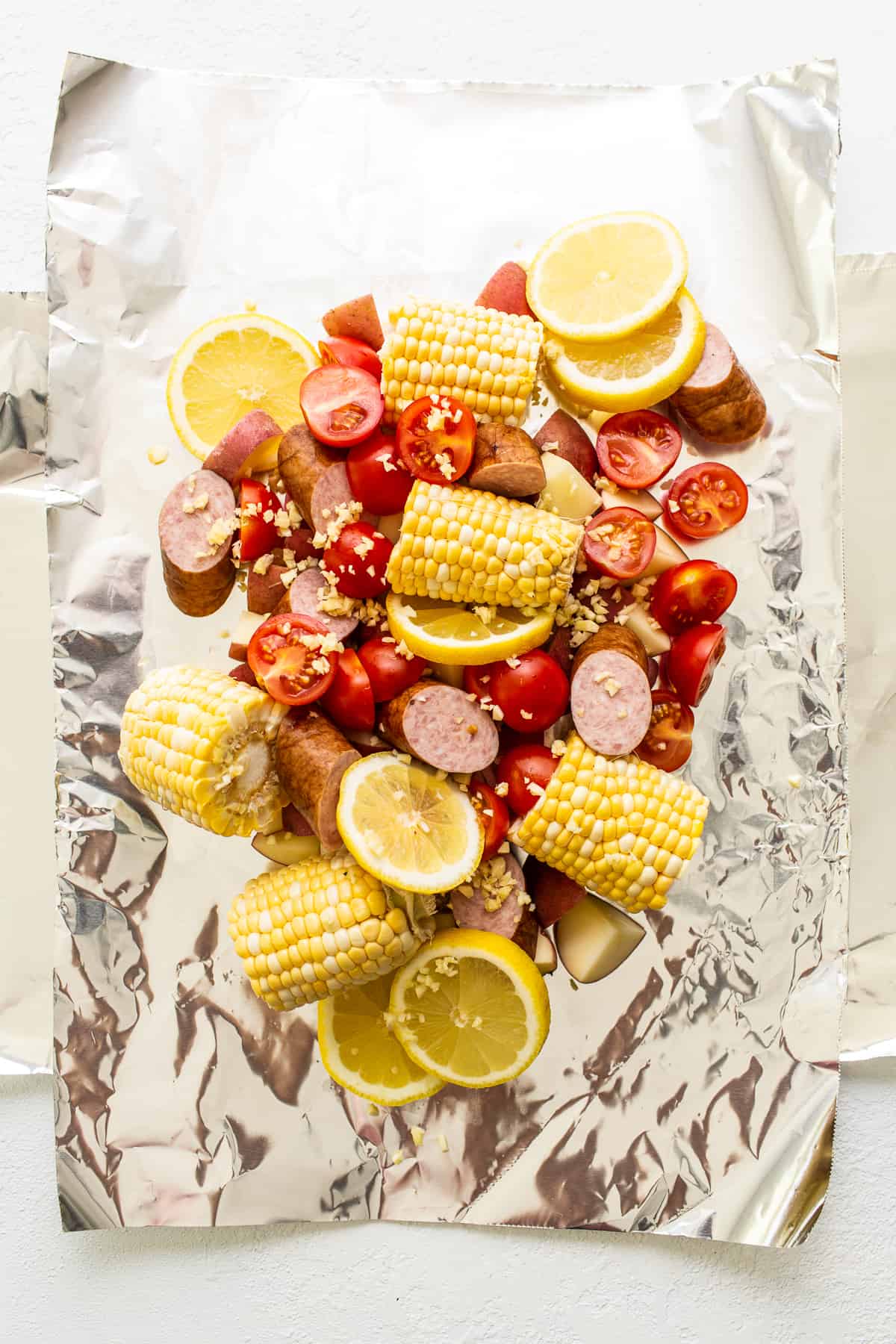 Grilled Seafood Boil Foil Packets