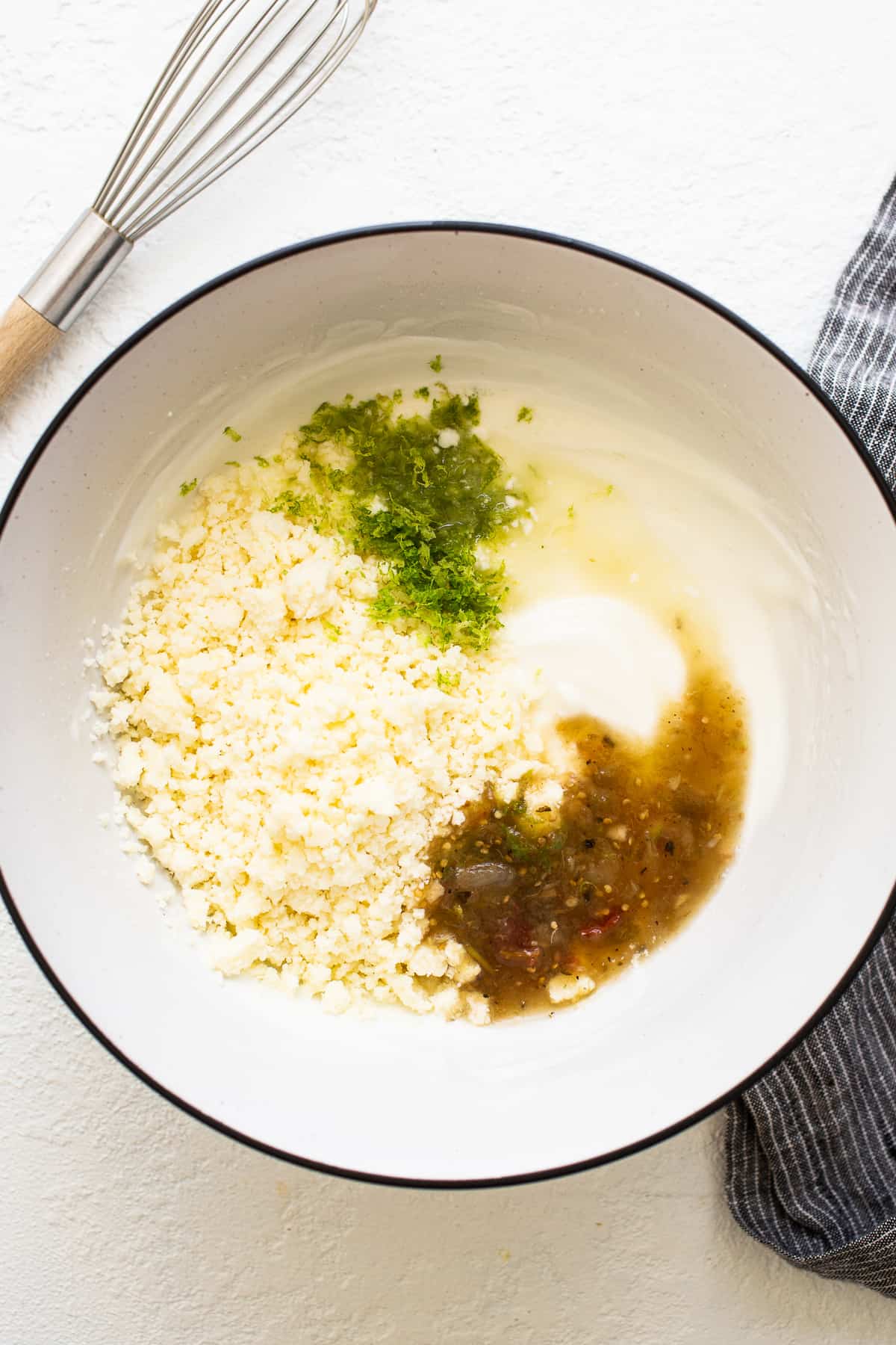 pasta salad in bowl.