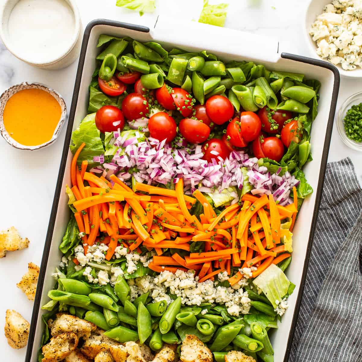 Ultimate Garden Salad - Fit Foodie Finds