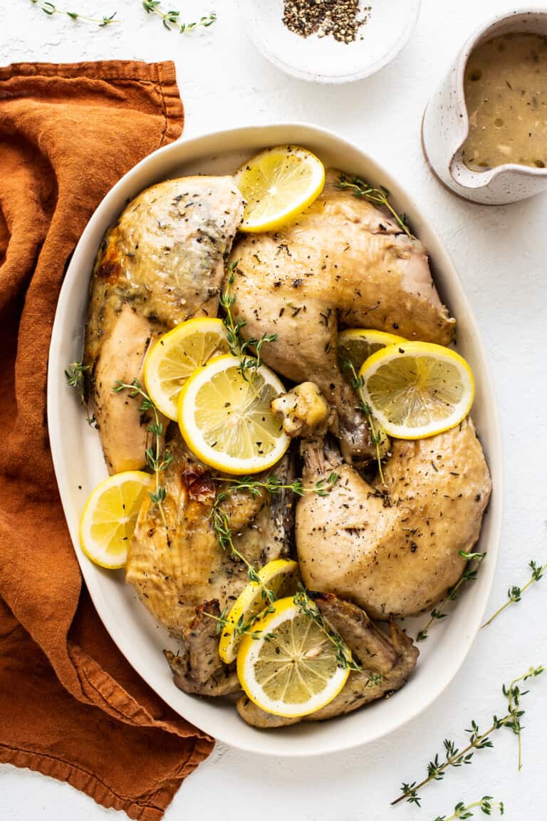 Instant Pot Whole Chicken (+ gravy) - Fit Foodie Finds