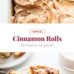 Apple cinnamon rolls.