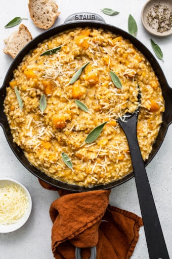 Butternut Squash Risotto - Fit Foodie Finds