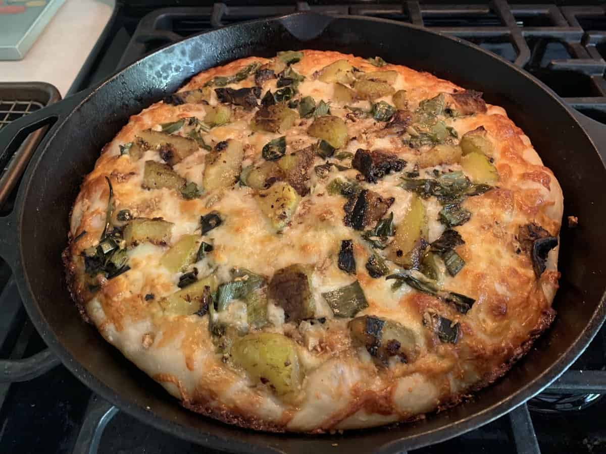 Cast Iron Pizza (Oven + Grill) - Fit Foodie Finds