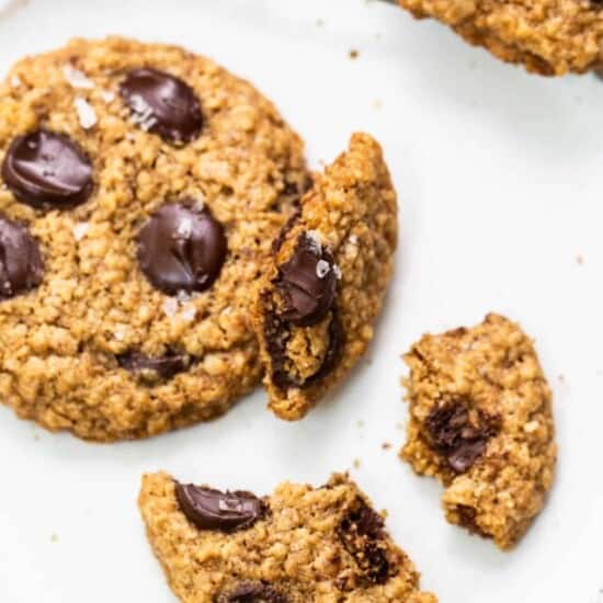 lactation cookies on a plate