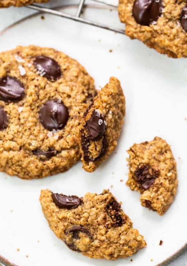 lactation cookies on a plate