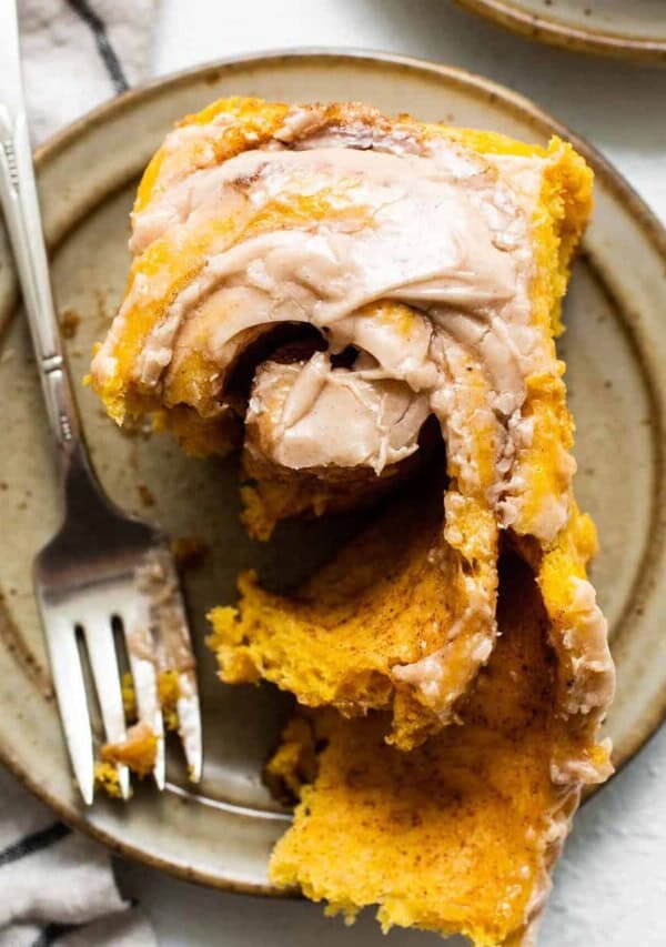 Pumpkin cinnamon rolls.