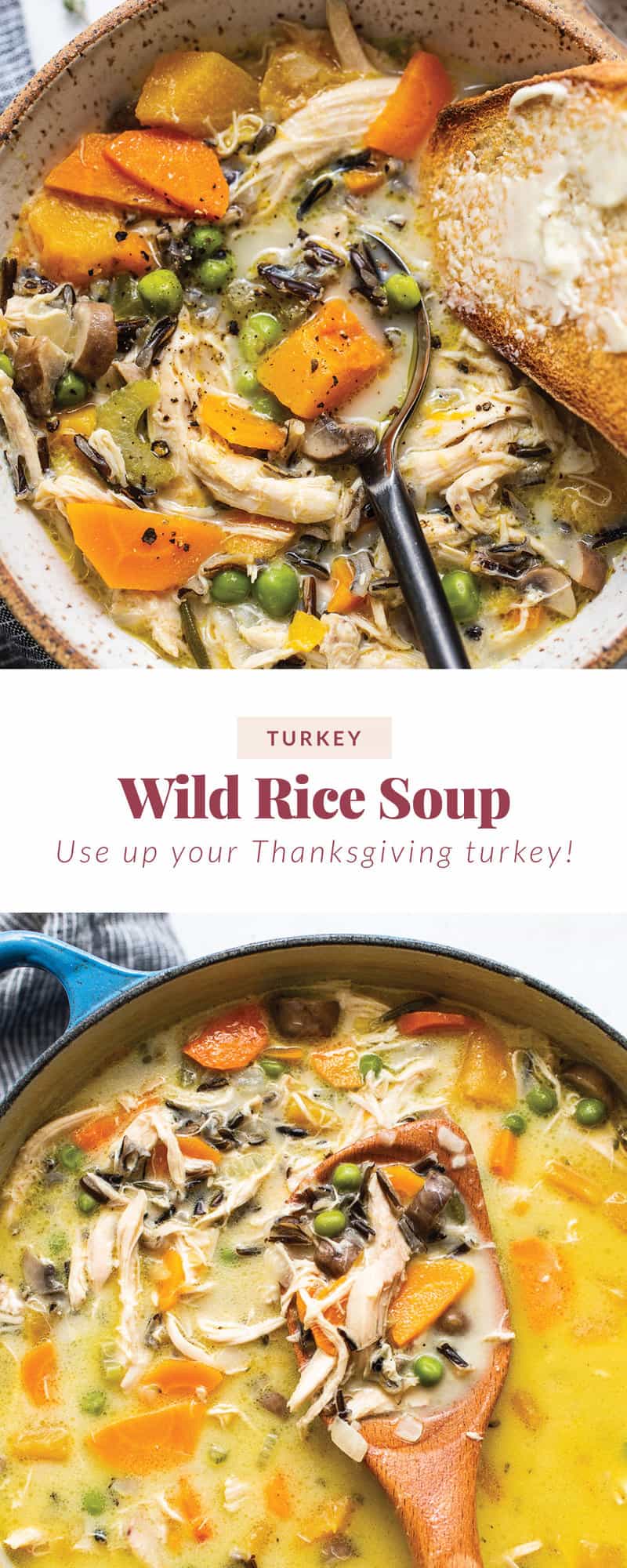 Turkey wild rice soup.