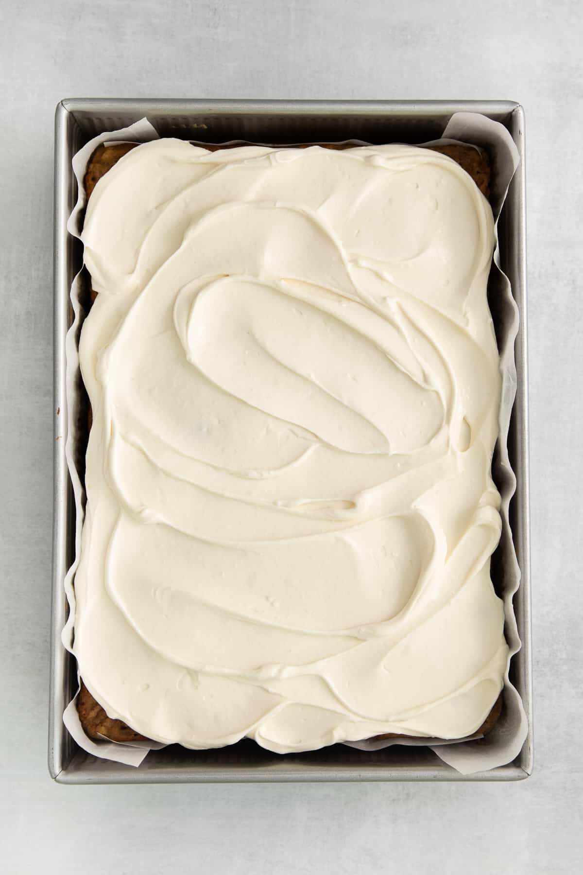 gluten free apple cake with cream cheese frosting