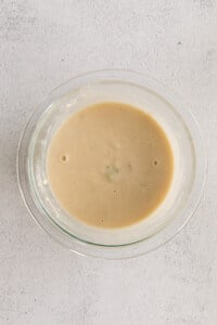 roux in bowl.