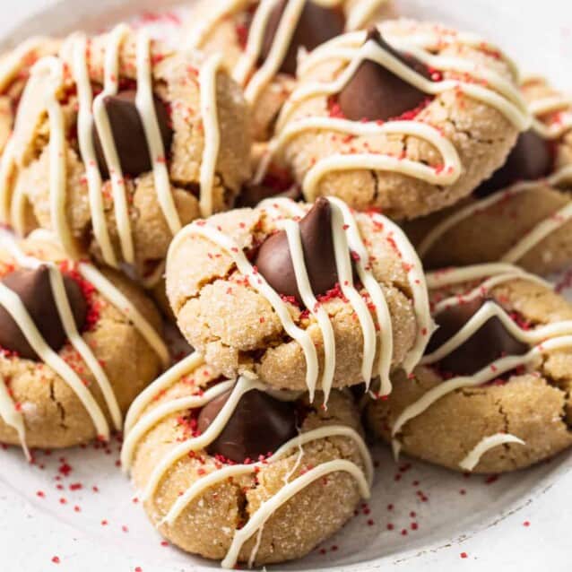 Peanut Butter Kiss Cookies - Fit Foodie Finds