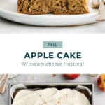 Apple cake recipe.