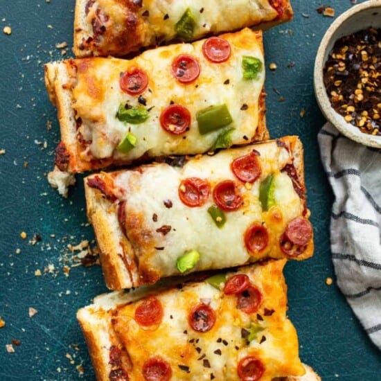 French bread pizza.
