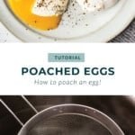 Poached eggs.