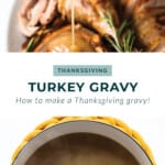 Turkey gravy.