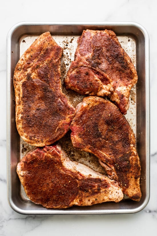 Juicy Air Fryer Pork Chops - Fit Foodie Finds