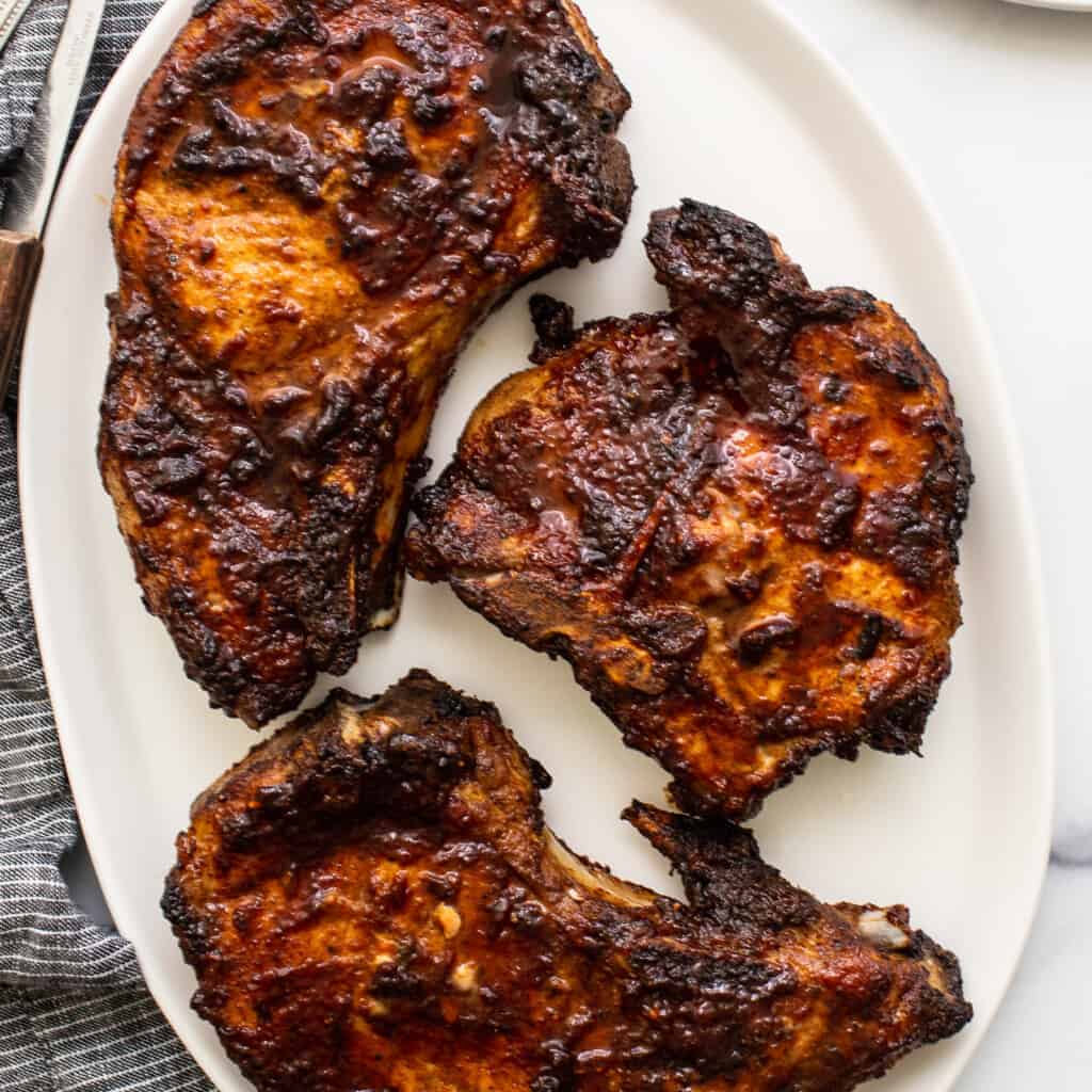 Air fryer pork chops.