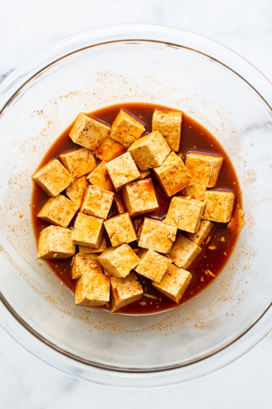 Flavorful Air Fryer Tofu - Fit Foodie Finds