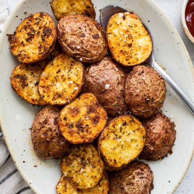 Crispy Air Fryer Potatoes - Fit Foodie Finds