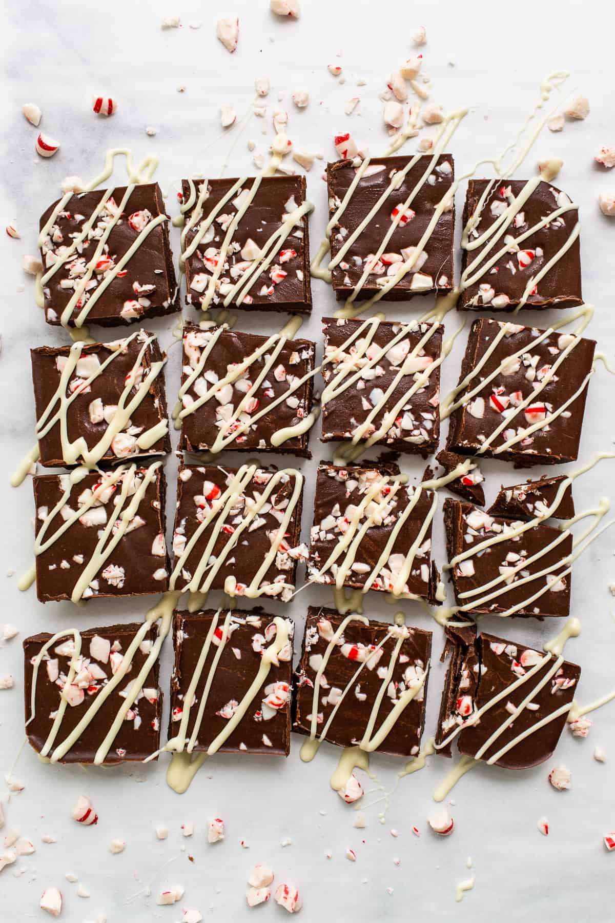 Freezer fudge pieces. 