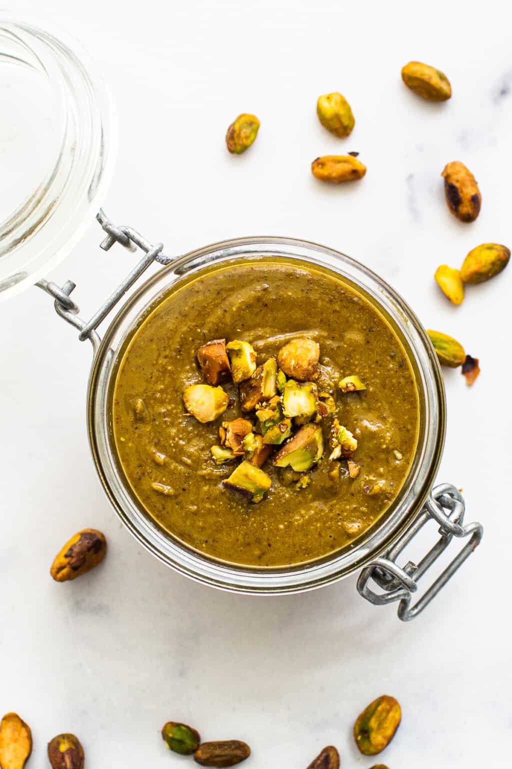 Homemade Maple Sea Salt Pistachio Butter Fit Foodie Finds