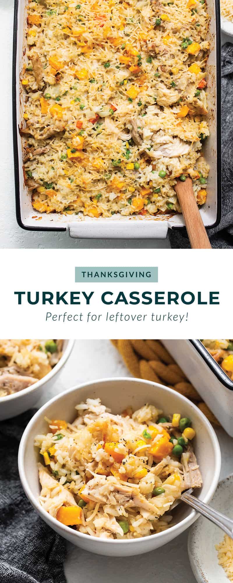 Turkey casserole.