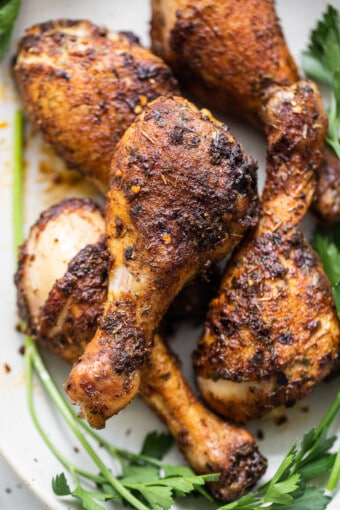 Baked Chicken Legs - Fit Foodie Finds