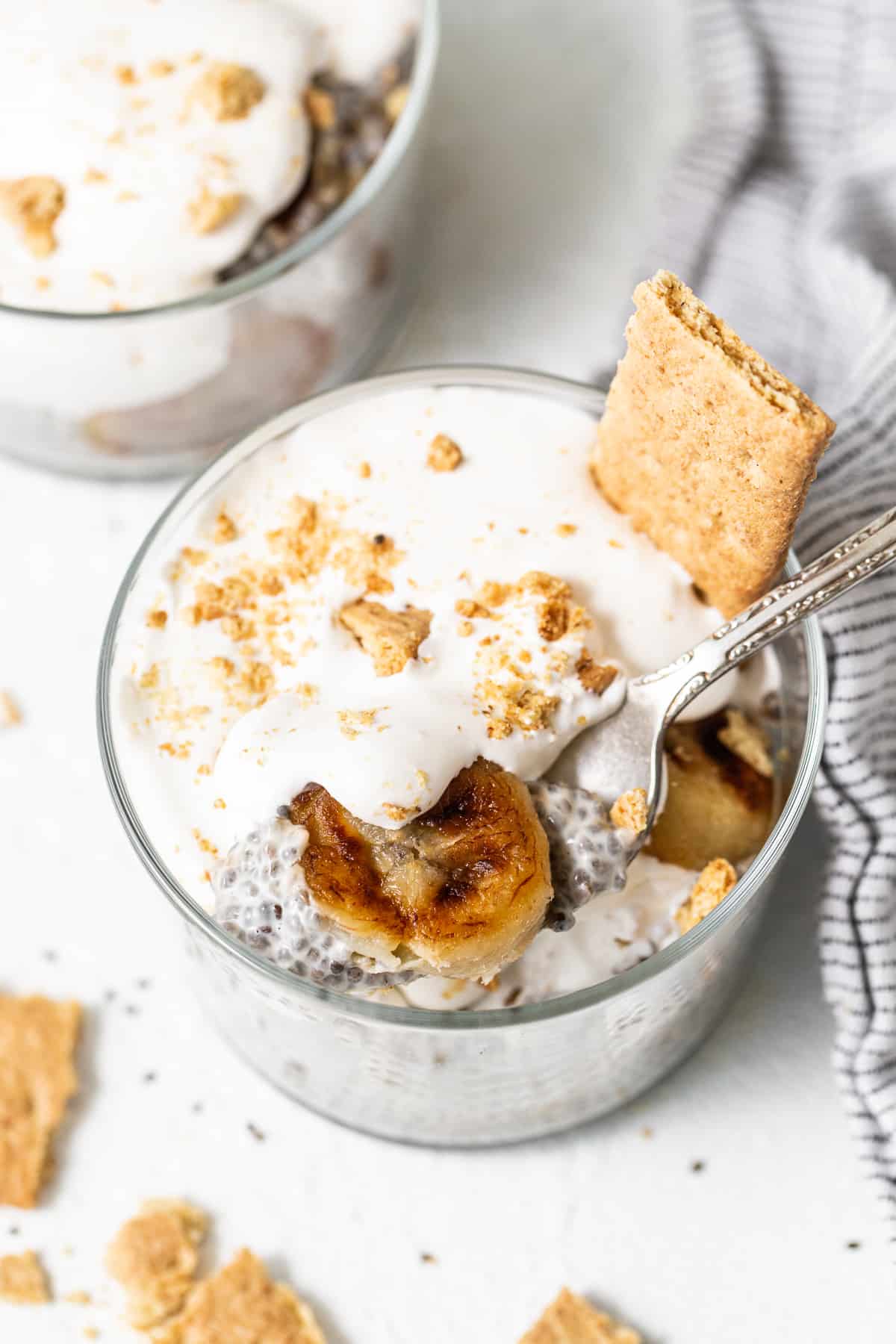 forberede Marquee Afstå Banana Cream Pie Chia Seed Pudding - Fit Foodie Finds