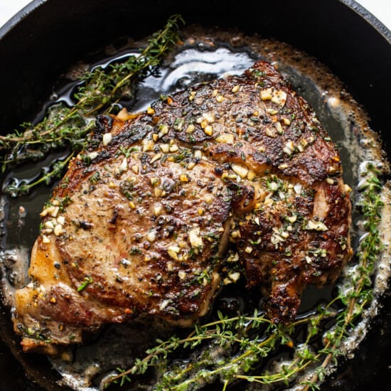 The Perfect CAST IRON SKILLET STEAK 