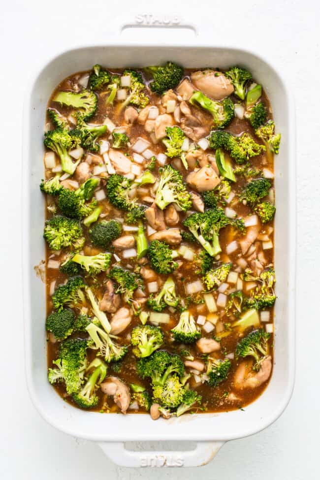 Easy Orange Chicken Casserole - Fit Foodie Finds