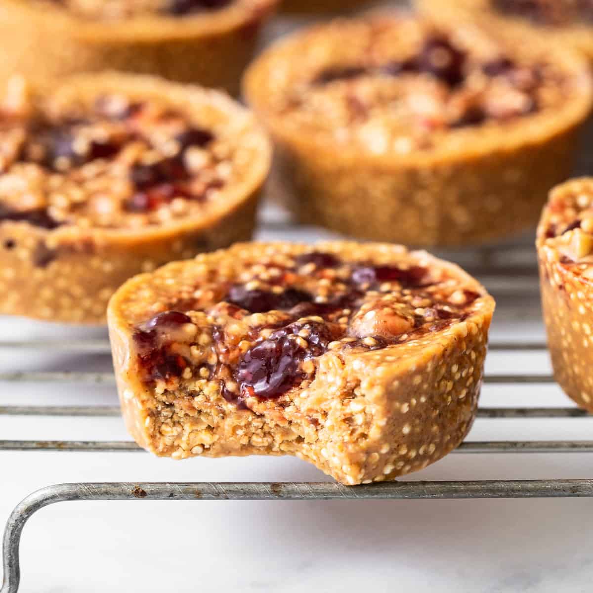 Peanut Butter and Jelly Mini Muffins (Gluten-Free) - Simply Quinoa