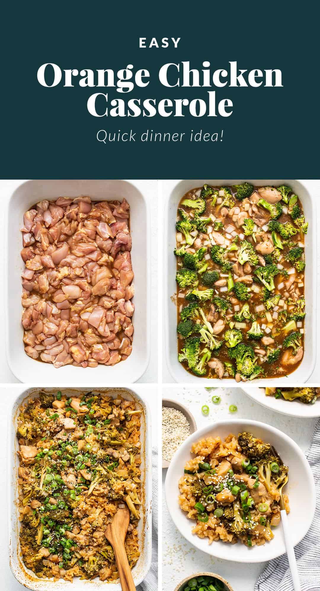Easy Orange Chicken Casserole - Fit Foodie Finds
