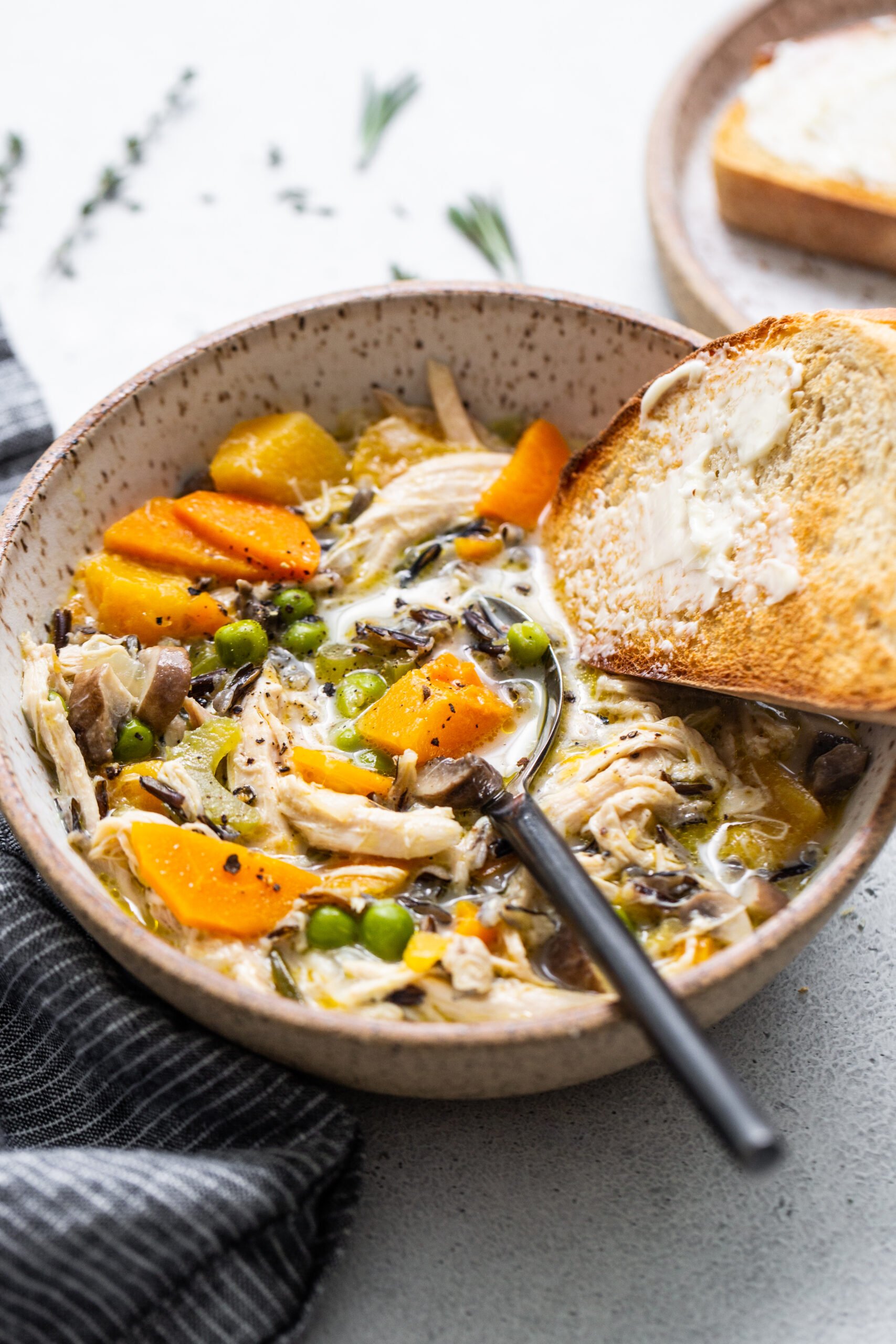Turkey Wild Rice Soup - Fit Foodie Finds