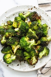 Air fryer broccoli.