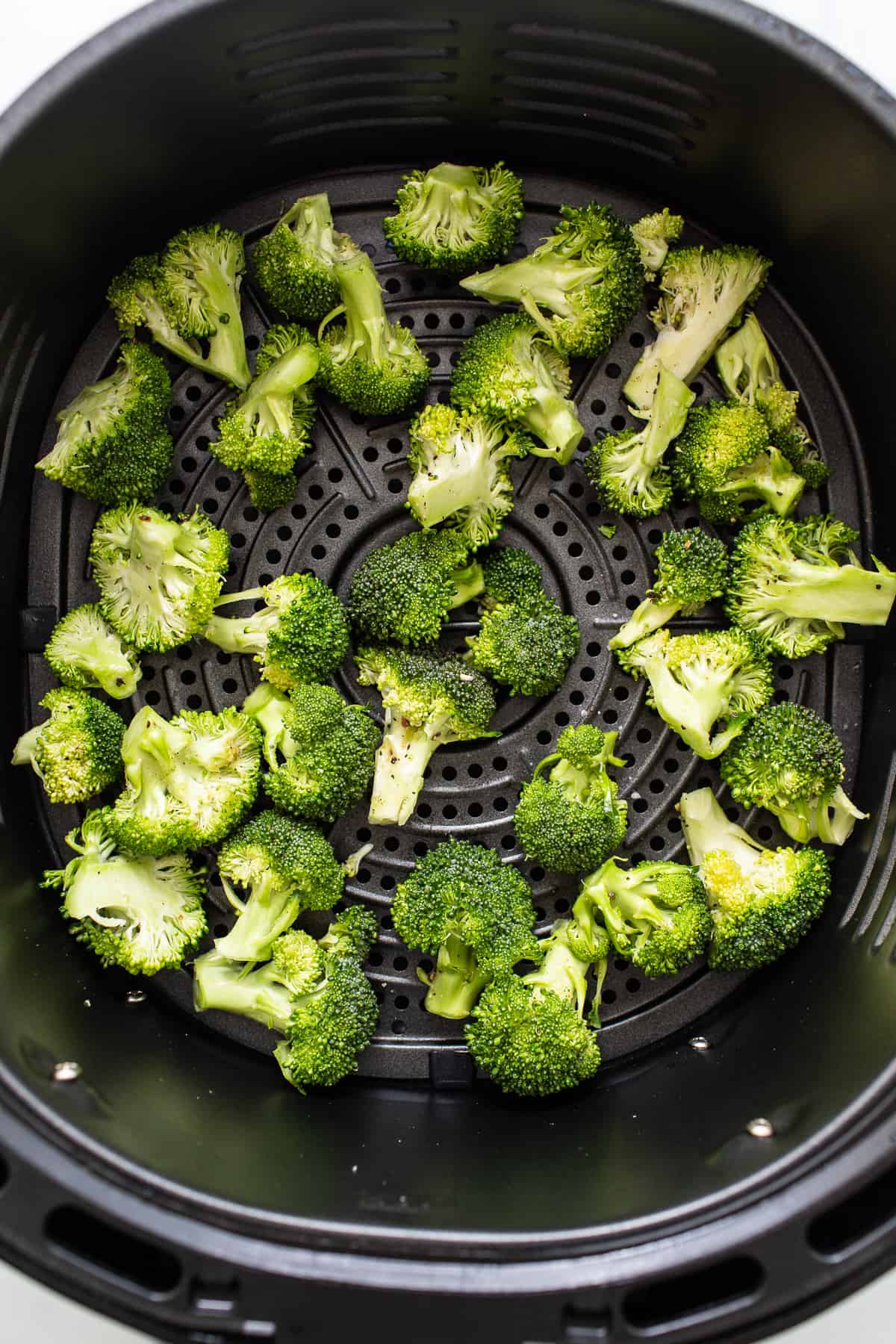 Broccolibuktor i airfryern.