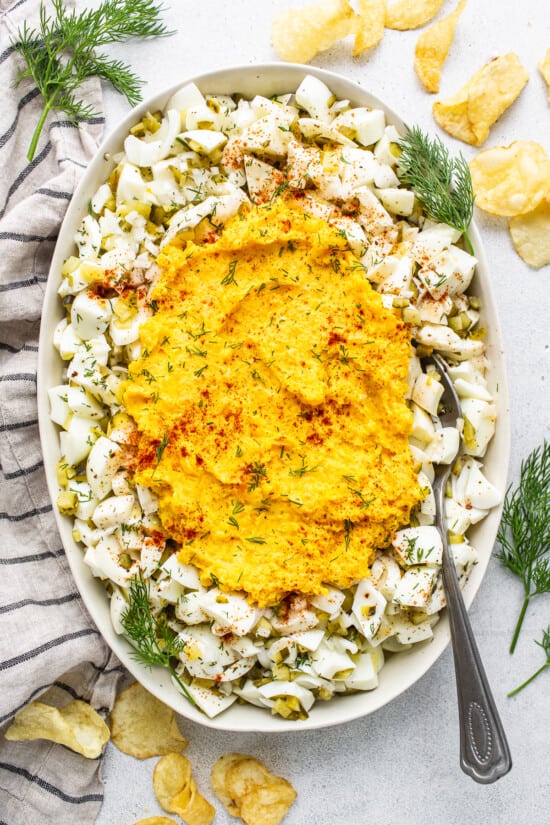 Deviled Egg Salad - Fit Foodie Finds