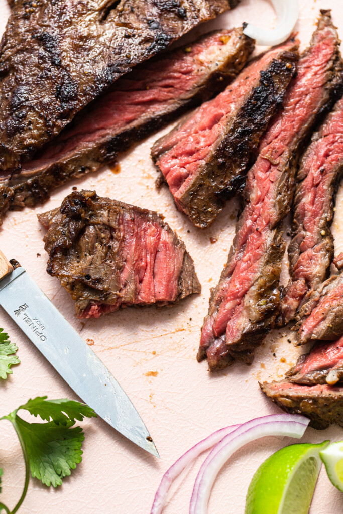 The Best Juicy Skirt Steak (pan seared) Karinokada