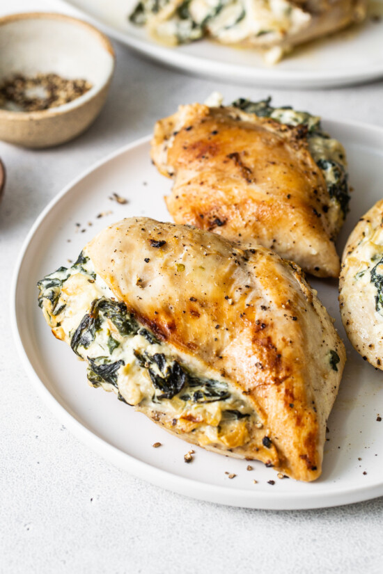 Spinach Stuffed Chicken Breast - Fit Foodie Finds