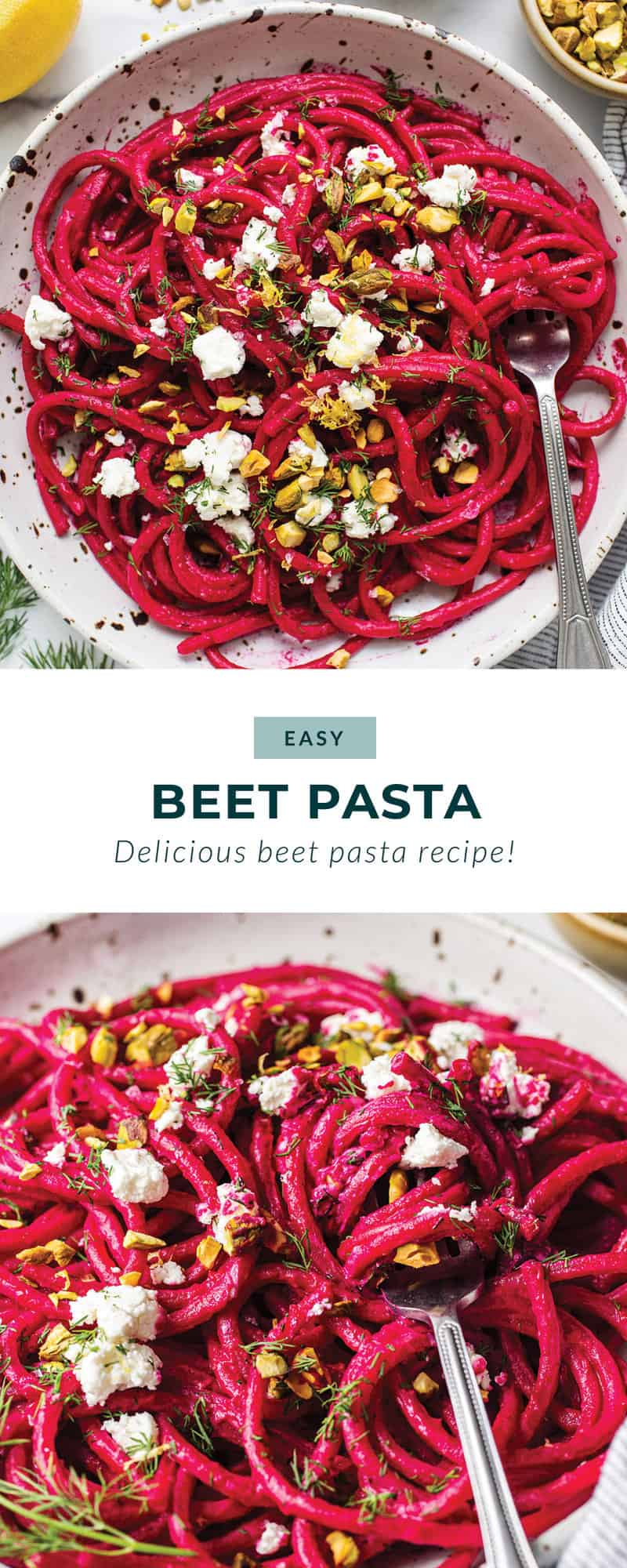 Roasted Beet Pasta Fit Foodie Finds