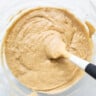 Coffee cake batter in a bowl.